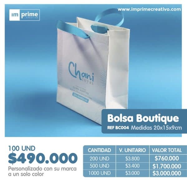 Bolsa Boutique 20x15x9cm